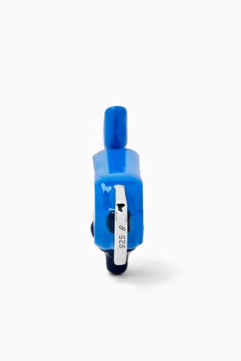 Snorkel Charm in Sterling