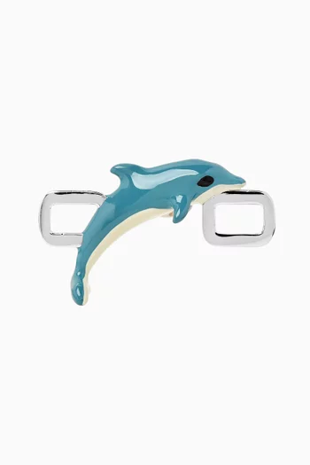 Dolphin Charm in Sterling Silver