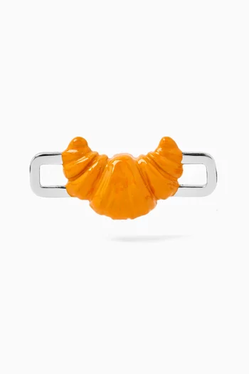 Croissant Charm in Sterling Silver