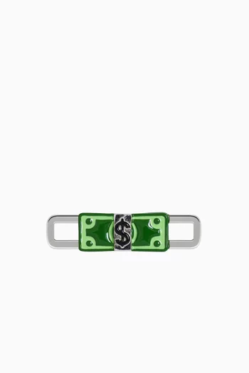 Stack of Cash Charm in Sterling Silver