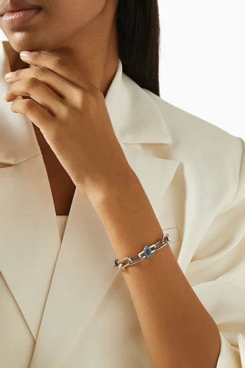 Zero Charm in Sterling Silver with Enamel