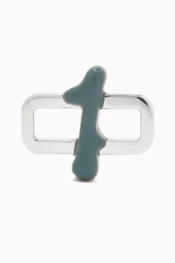 Number 1 Charm in Sterling Silver