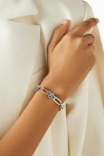Number 6 Charm in Sterling Silver