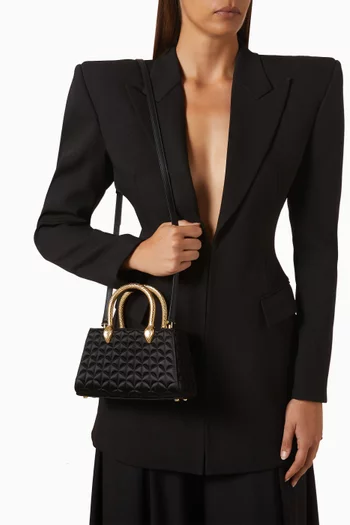 حقيبة سيربينتين دويت بيد علوية جلد