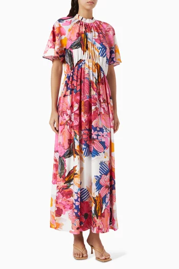 Yasdelphi Floral-print Maxi Dress