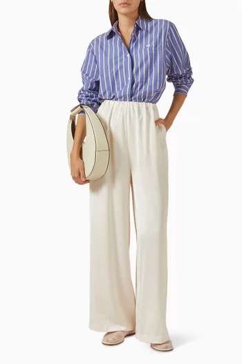 Paige Wide-leg Pants in Charmeuse