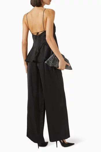Elise Spaghetti Strap Cami Top in Satin