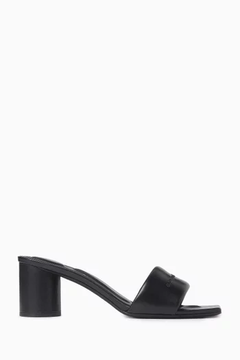 Vic 65 Mules in Leather