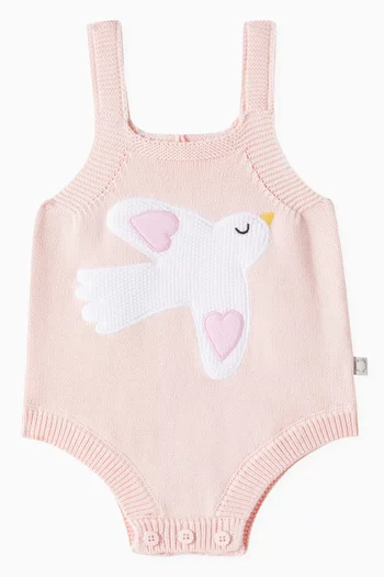 Dove Patch Bodysuit in Knit