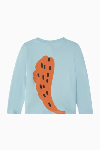Graphic Print T-shirt in Cotton Jersey