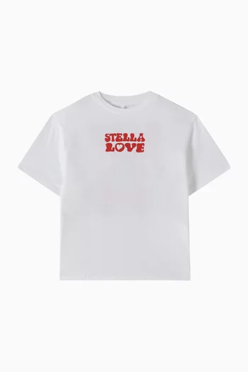 تي شيرت بطبعة Love قطن