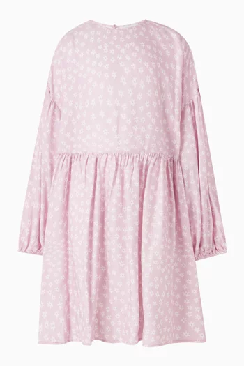 فستان بنقشة زهور بالكامل