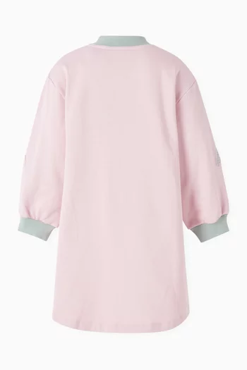 Logo Sweatshirt Dress in Cotton