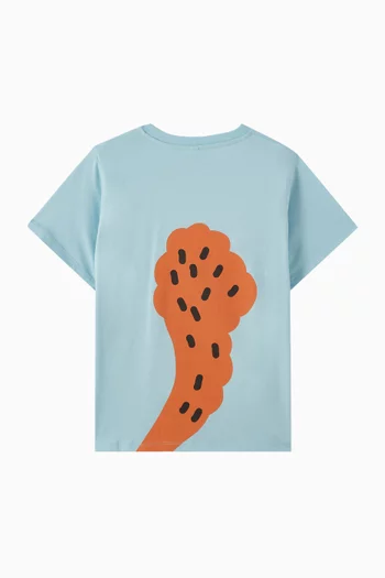 Graphic-print T-shirt in Cotton