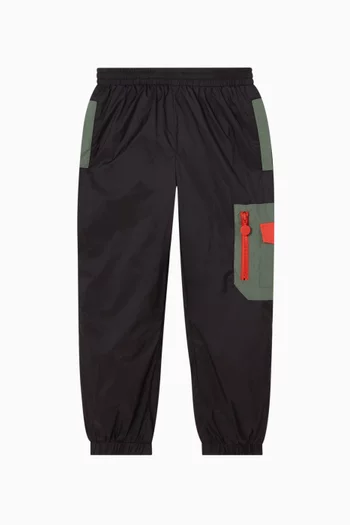 Cargo Trackpants in Nylon