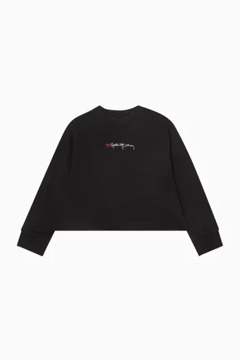 Logo Sweatshirt in Cotton