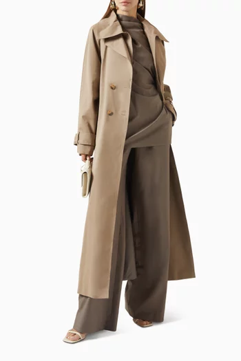 Oversized Belted Trench Coat