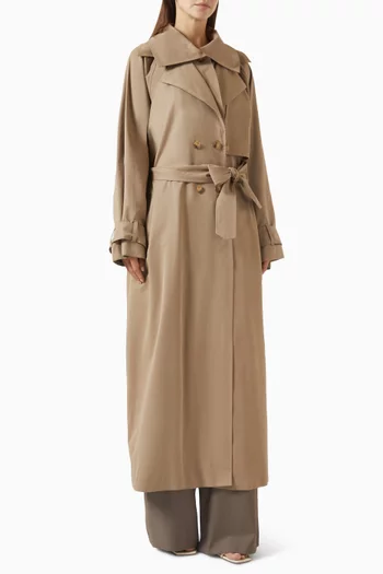 Oversized Belted Trench Coat