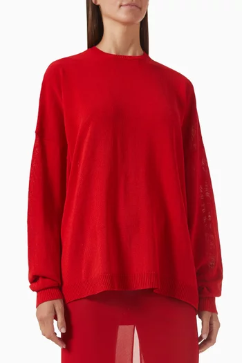 Basel Knit Sweater in Cotton Blend