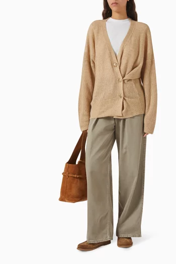 Kelly Oversized Cardigan in Wool-blend