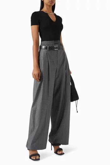 Nameplate-chain Top in Viscose