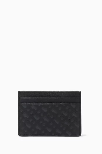 Monogram Card Holder in Bonded Leather