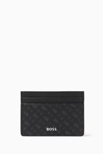 Monogram Card Holder in Bonded Leather