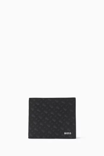 Monogram Wallet in Bonded Leather