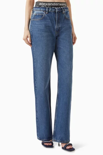 Pre-styled Undie Jeans in Denim