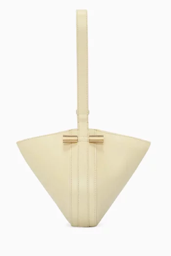 Mini Dia Top-handle Bag in Leather