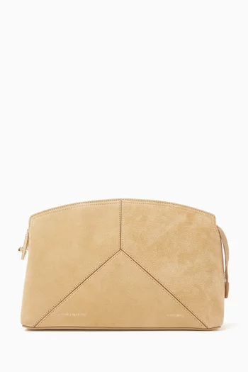 Victoria Clutch in Suede