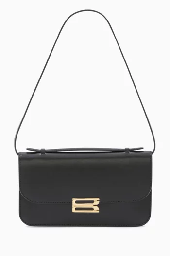 Midi Dorian Pochette Bag in Leather