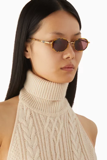 Rea Sunglasses in Acetate & Metal