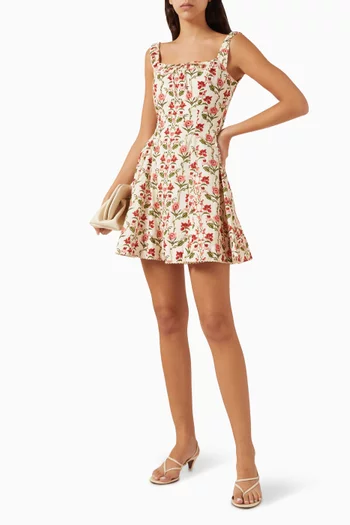 Moriche Canna Mini Dress in Cotton
