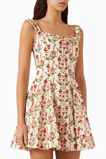 Moriche Canna Mini Dress in Cotton