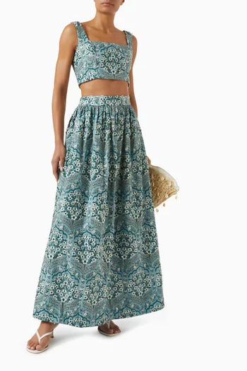 Amanda Ceiba Crop Top in Cotton