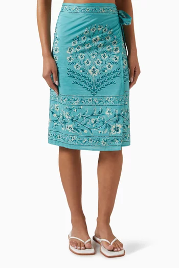 Emelina Ceiba Mini Pareo in Cotton-silk