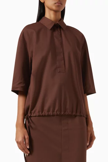 Sandra Shirt in Virgin Wool
