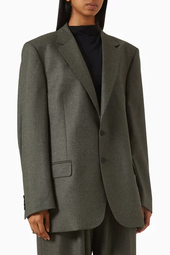 Noah Oversized Jacket in Virgin Wool