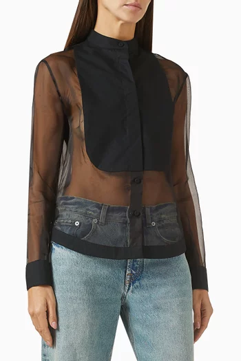 Prisca Shirt in Organza Silk