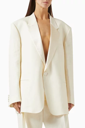 Hubby Oversized Jacket in Linen