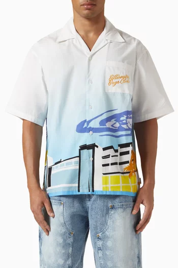 Chateau Print Shirt in Poplin