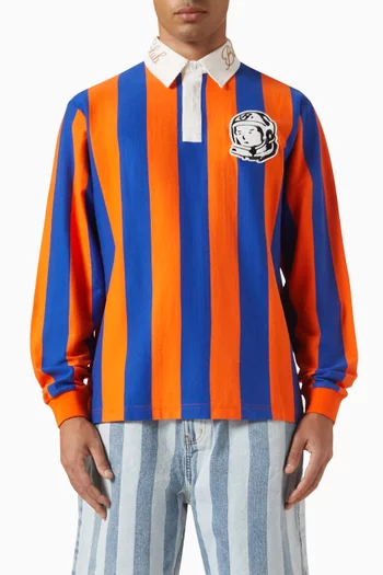Heavy Stripe Rugby Shirt in Cotton