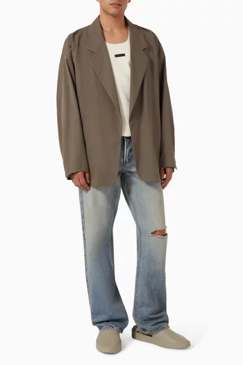 Straight 5 Pocket Jeans in Denim