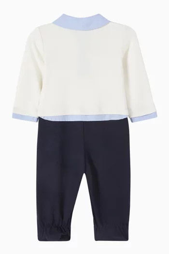 Bow Onesie in Cotton