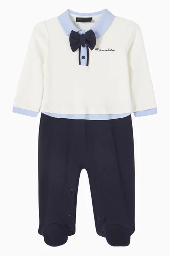 Bow Onesie in Cotton