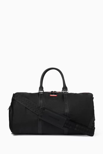 Printed Zipper Shark Duffle Bag