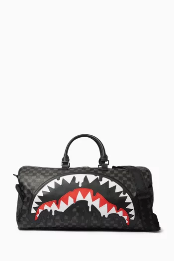 Dripping Sharks in Paris Duffle Bag, Large