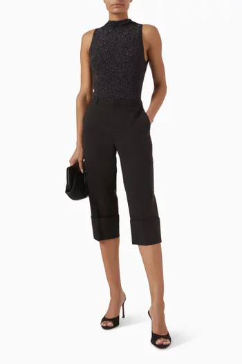 Mid-rise Cropped Pants