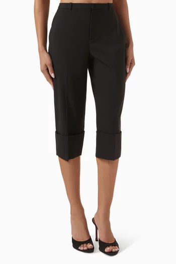 Mid-rise Cropped Pants